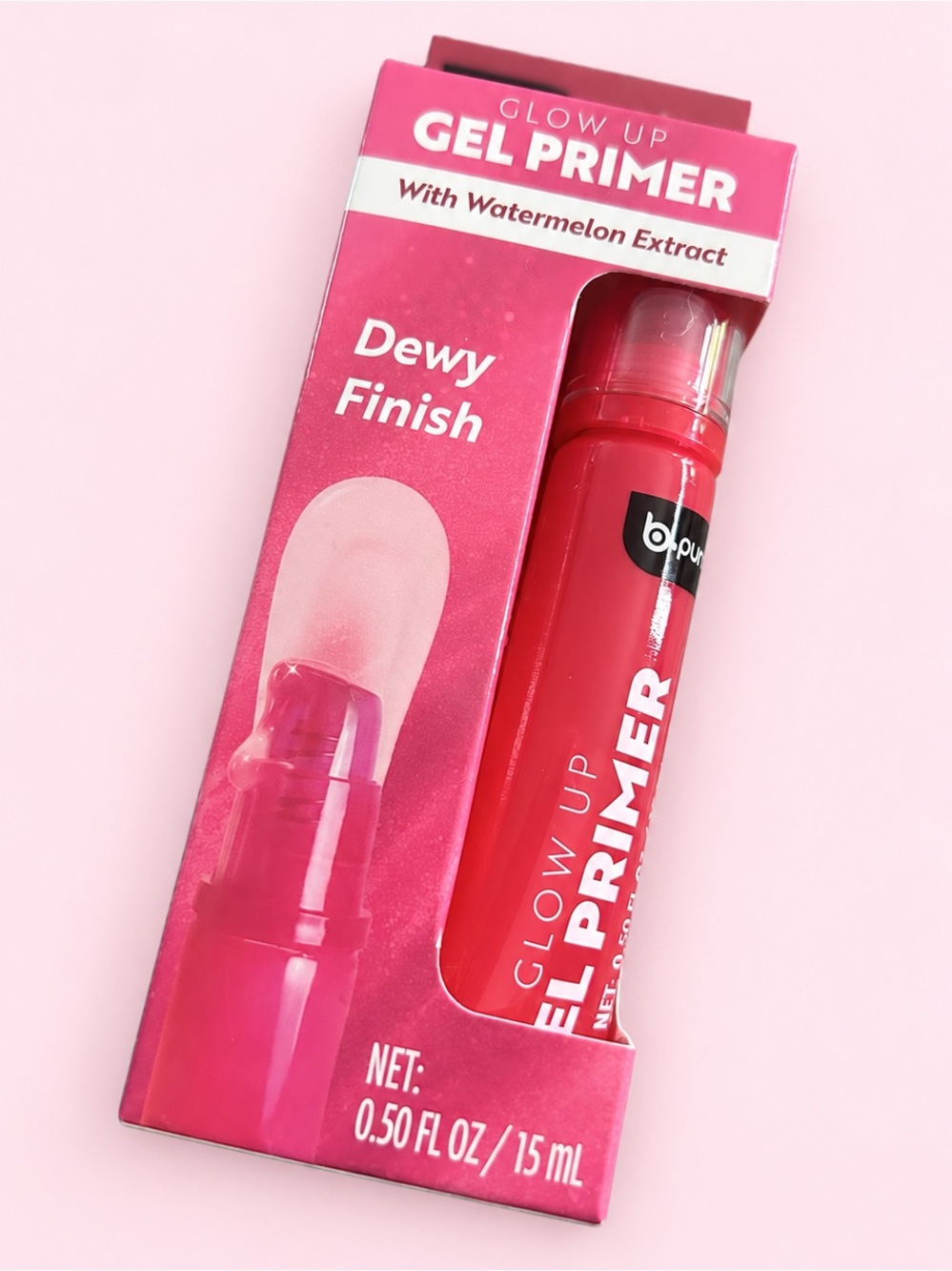 b•pure Glow Up Gel Primer with Watermelon Extract Dewy Finish